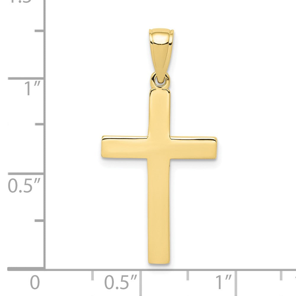 Gold Polished Latin Cross Pendant