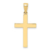 Gold Polished Latin Cross Pendant