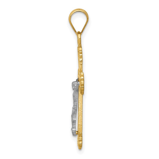 Gold INRI Crucifix Pendants