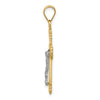 Gold INRI Crucifix Pendants