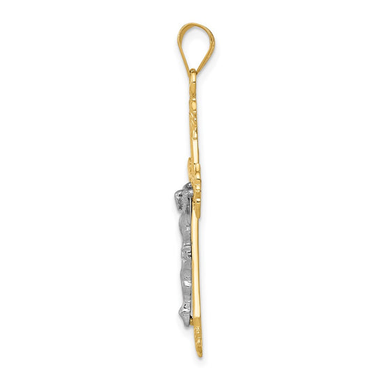 Gold INRI Crucifix Pendants