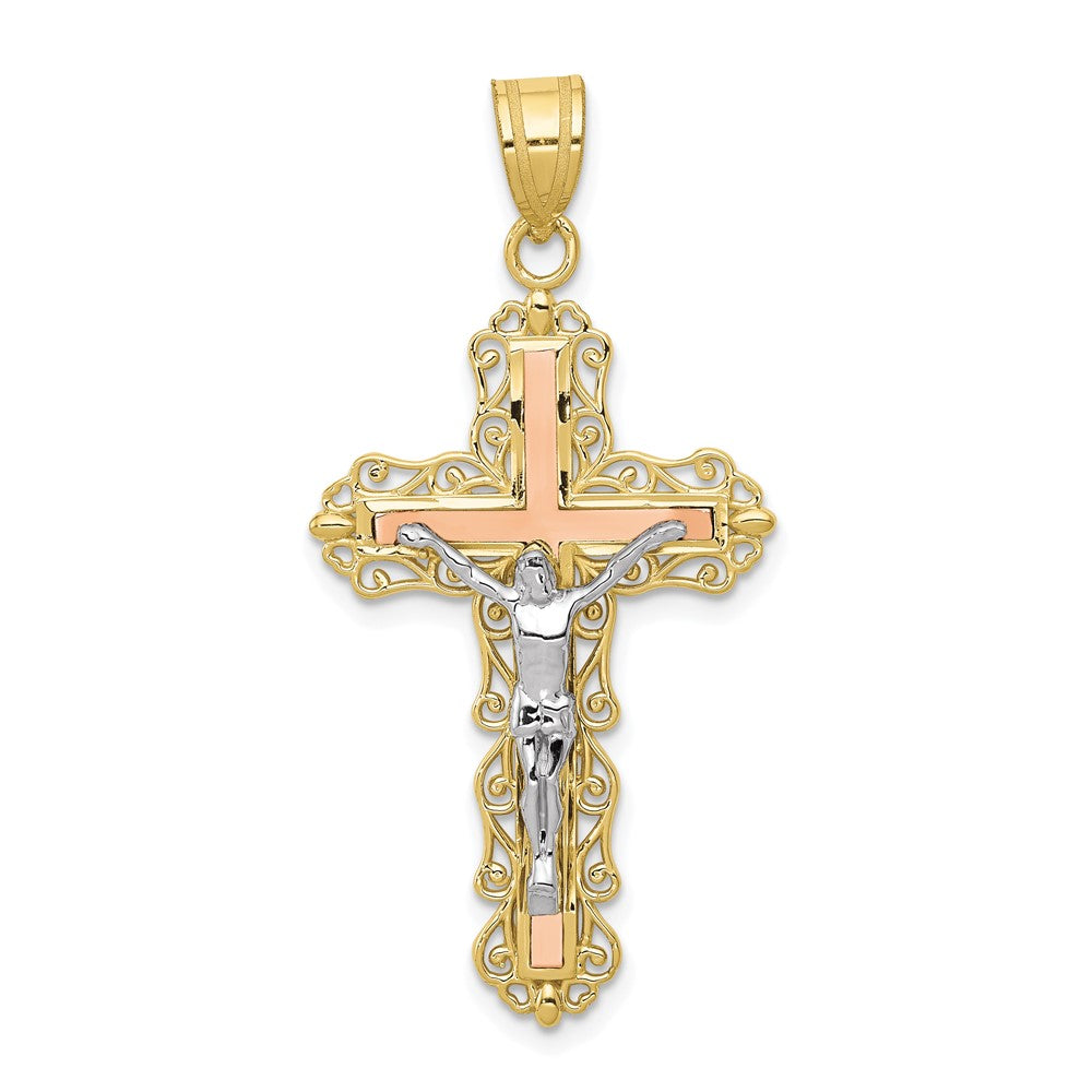 Gold INRI Crucifix Pendants