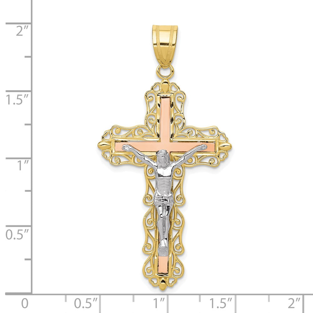 Gold INRI Crucifix Pendants