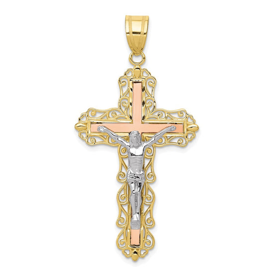 Gold INRI Crucifix Pendants