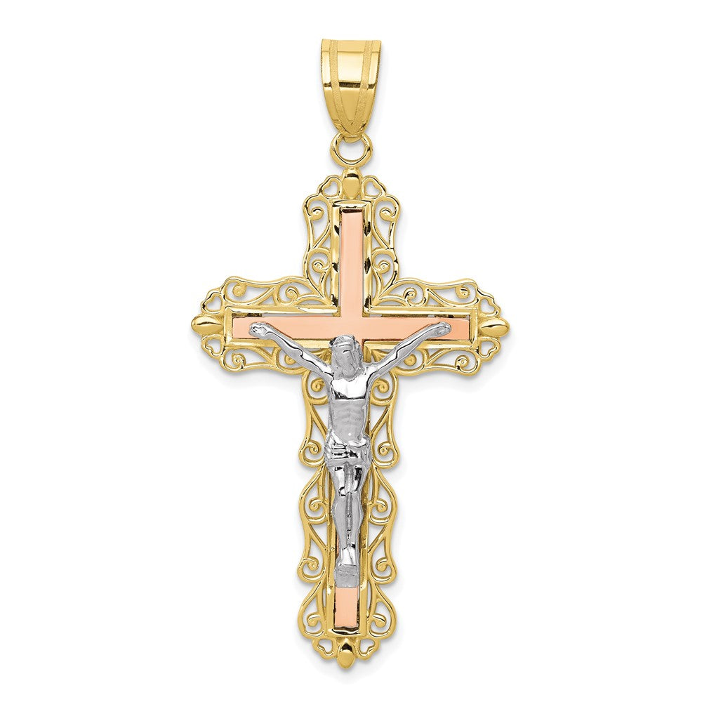 Gold INRI Crucifix Pendants