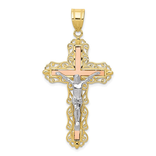 Gold INRI Crucifix Pendants