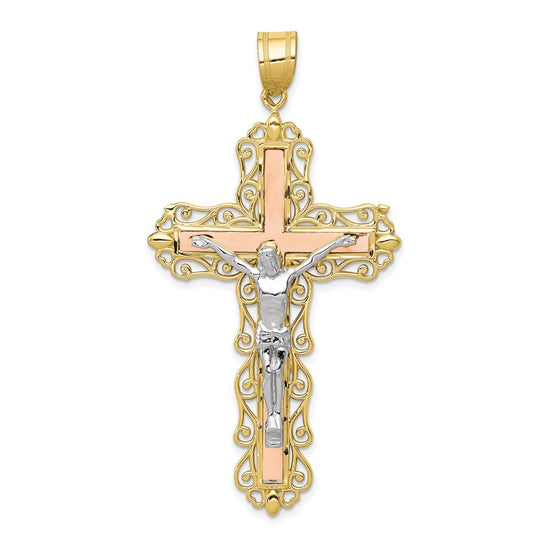 Gold INRI Crucifix Pendants