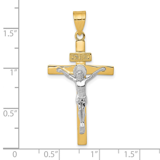 Gold INRI Crucifix Pendants