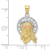 Gold Faces of Jesus Pendants