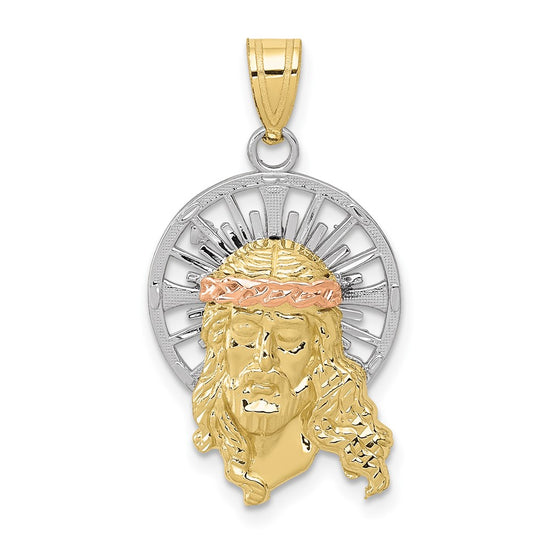 Gold Faces of Jesus Pendants