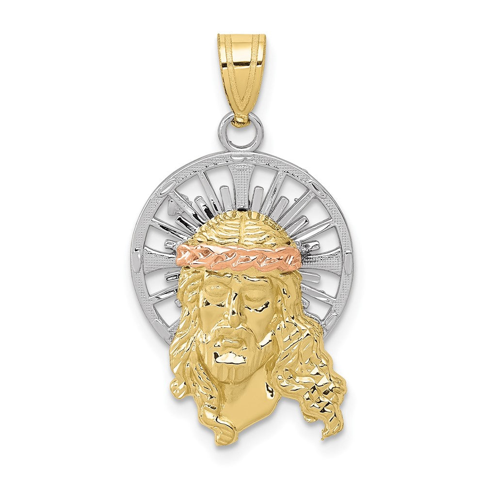 Gold Faces of Jesus Pendants