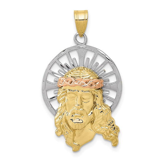 Gold Faces of Jesus Pendants