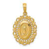 Gold Miraculous Medal Pendants