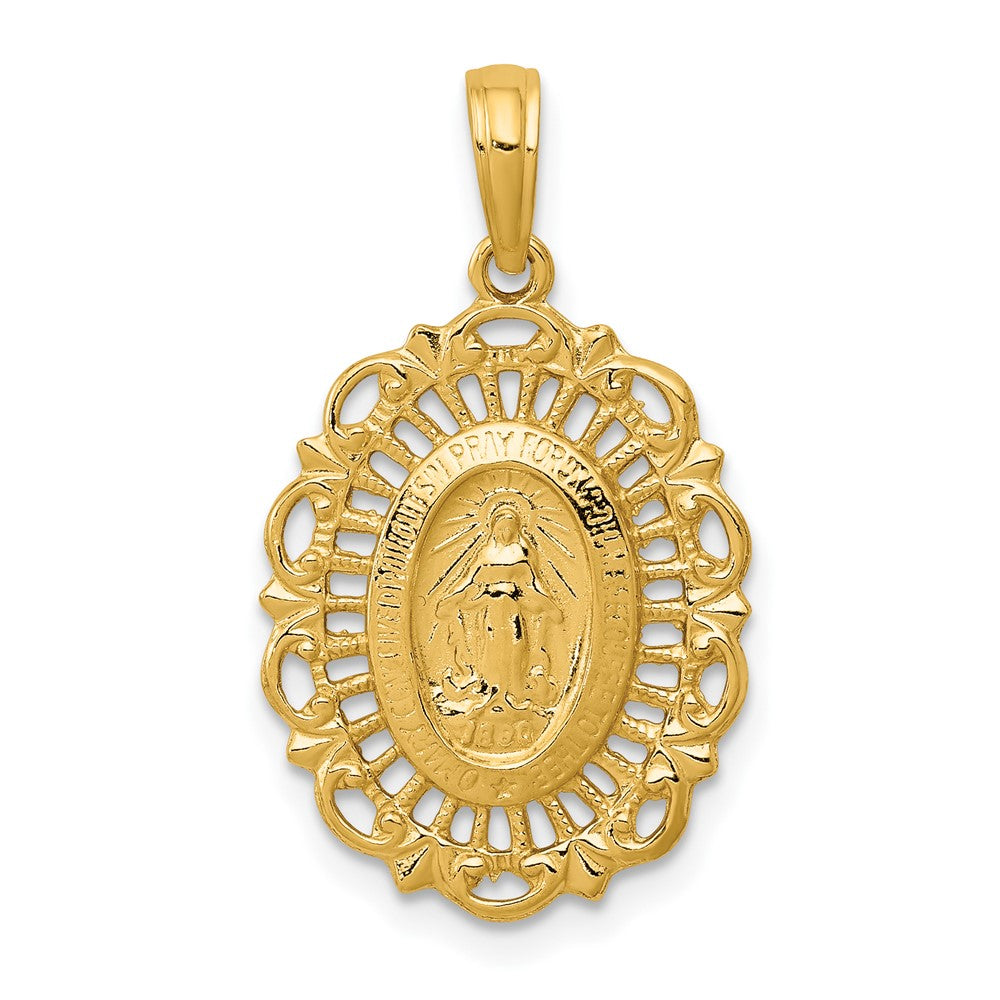 Gold Miraculous Medal Pendants