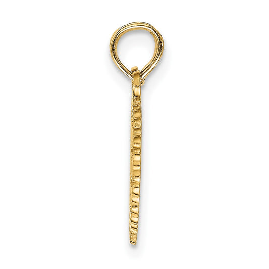 10K BEST FRIENDS FOREVER 2-Piece Break-Apart Pendant