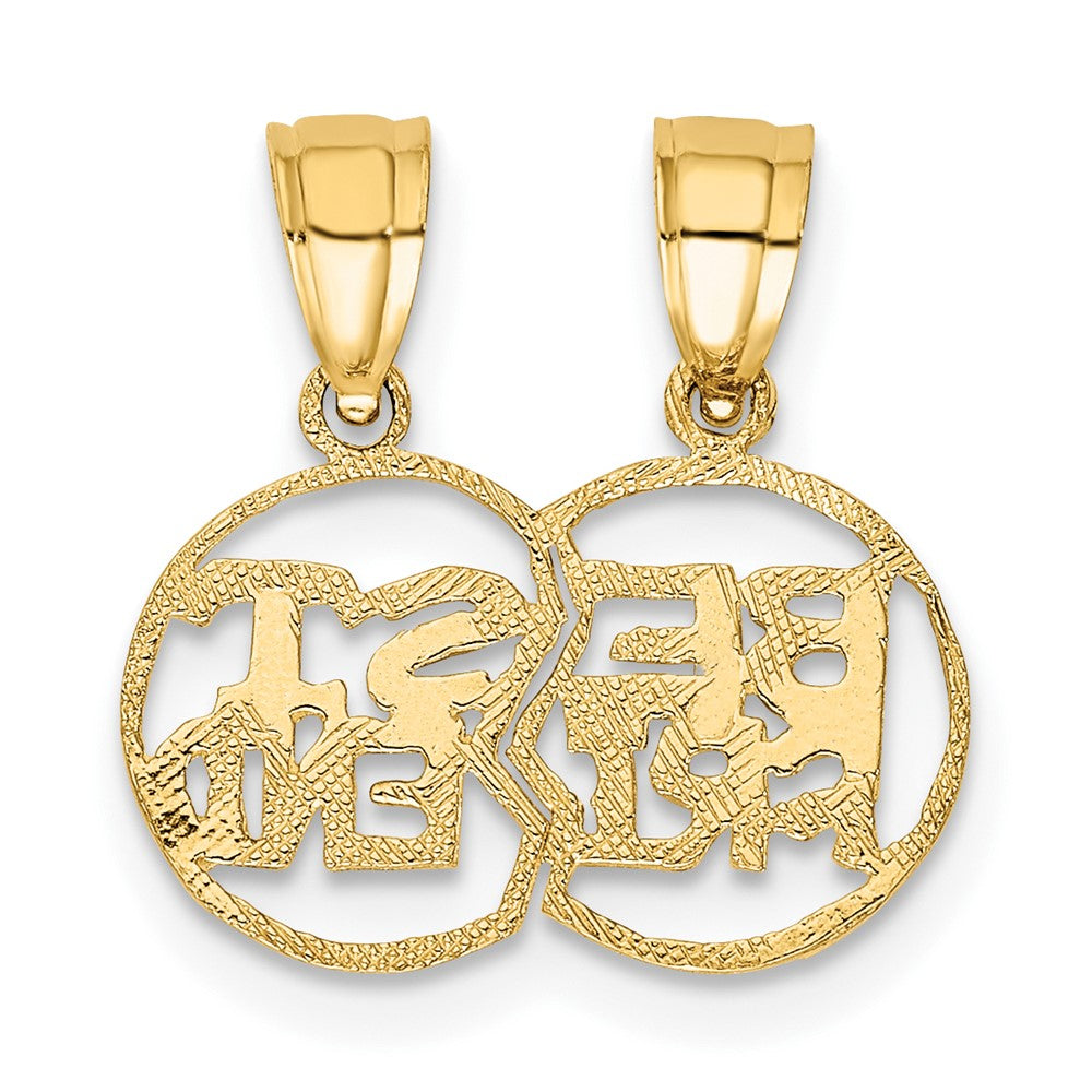 Gold Break-apart Cut-out BEAST FRIENDS Pendant
