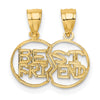 Gold Break-apart Cut-out BEAST FRIENDS Pendant