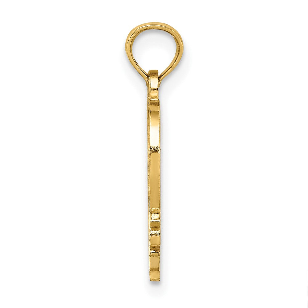 Gold Polished Mom Pendants