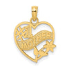 Gold Polished Mom Pendants