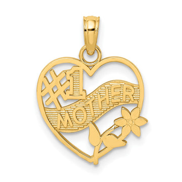 Gold Polished Mom Pendants