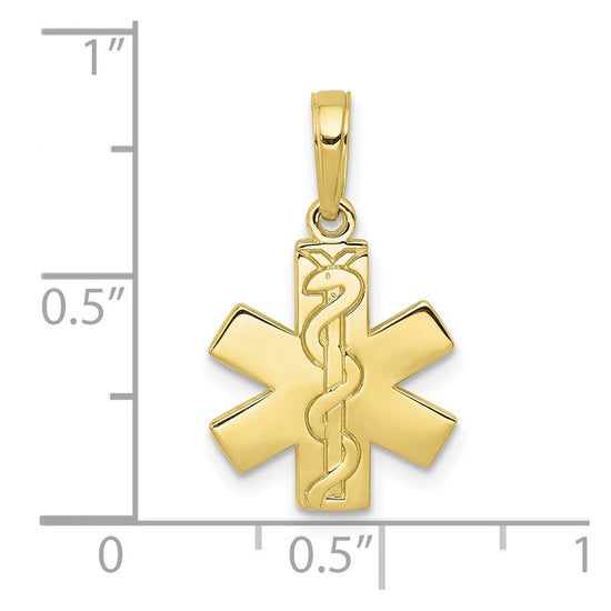 Gold Polished Medical Pendants
