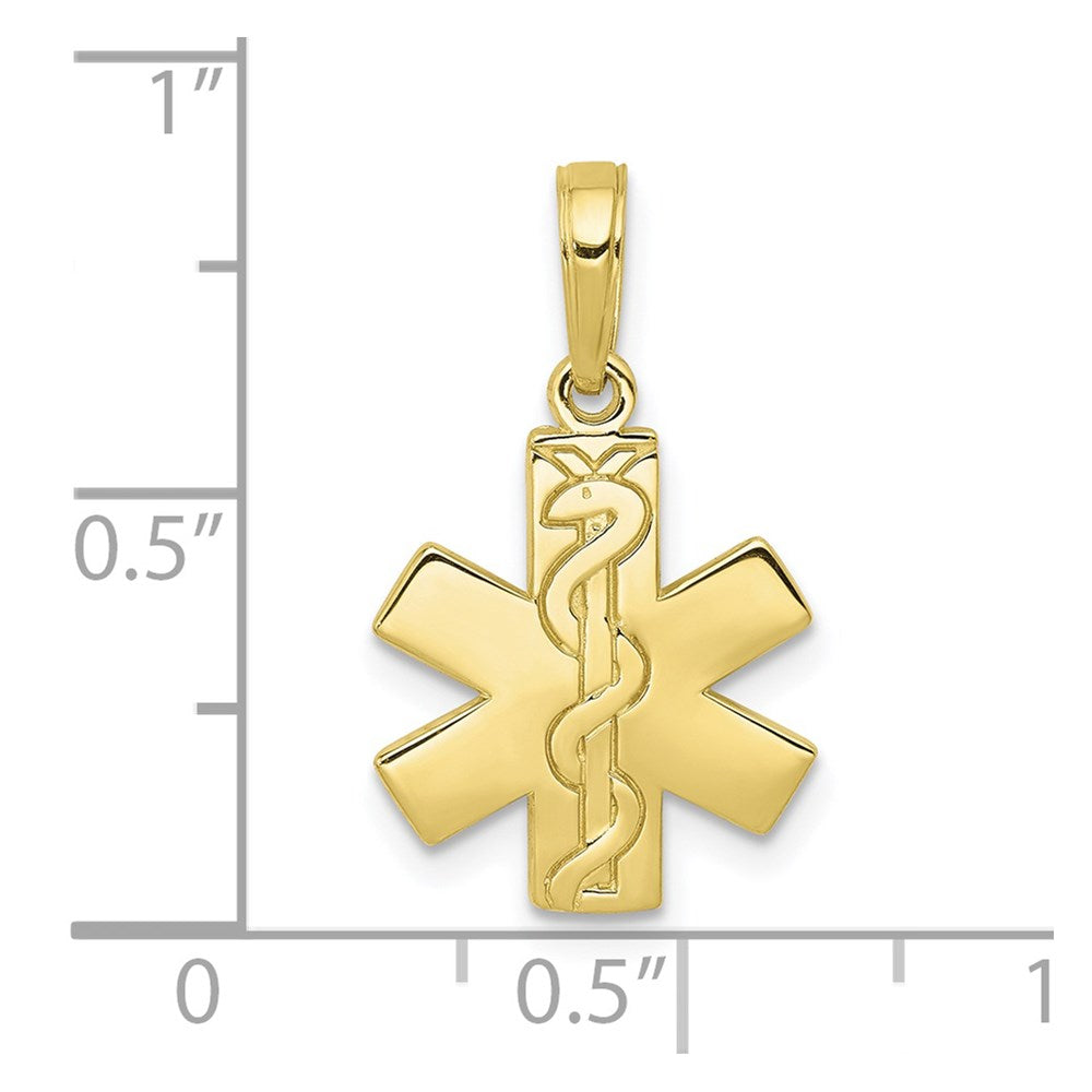 Gold Polished Medical Pendants