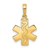 Gold Polished Medical Pendants