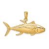 Gold Polished Fish Pendants