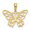Gold Polished Butterfly Pendants