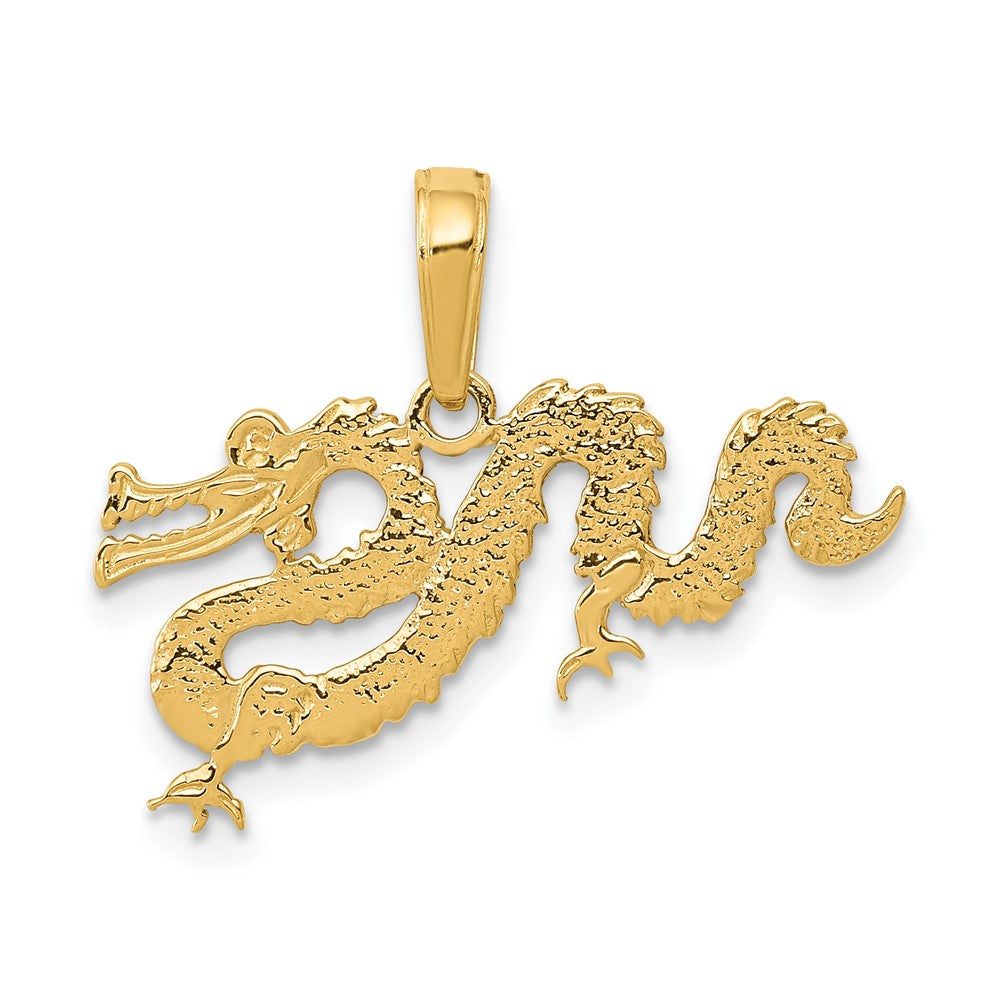 Gold Polished Dragon Pendants