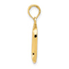 Gold Polished Dog Pendants