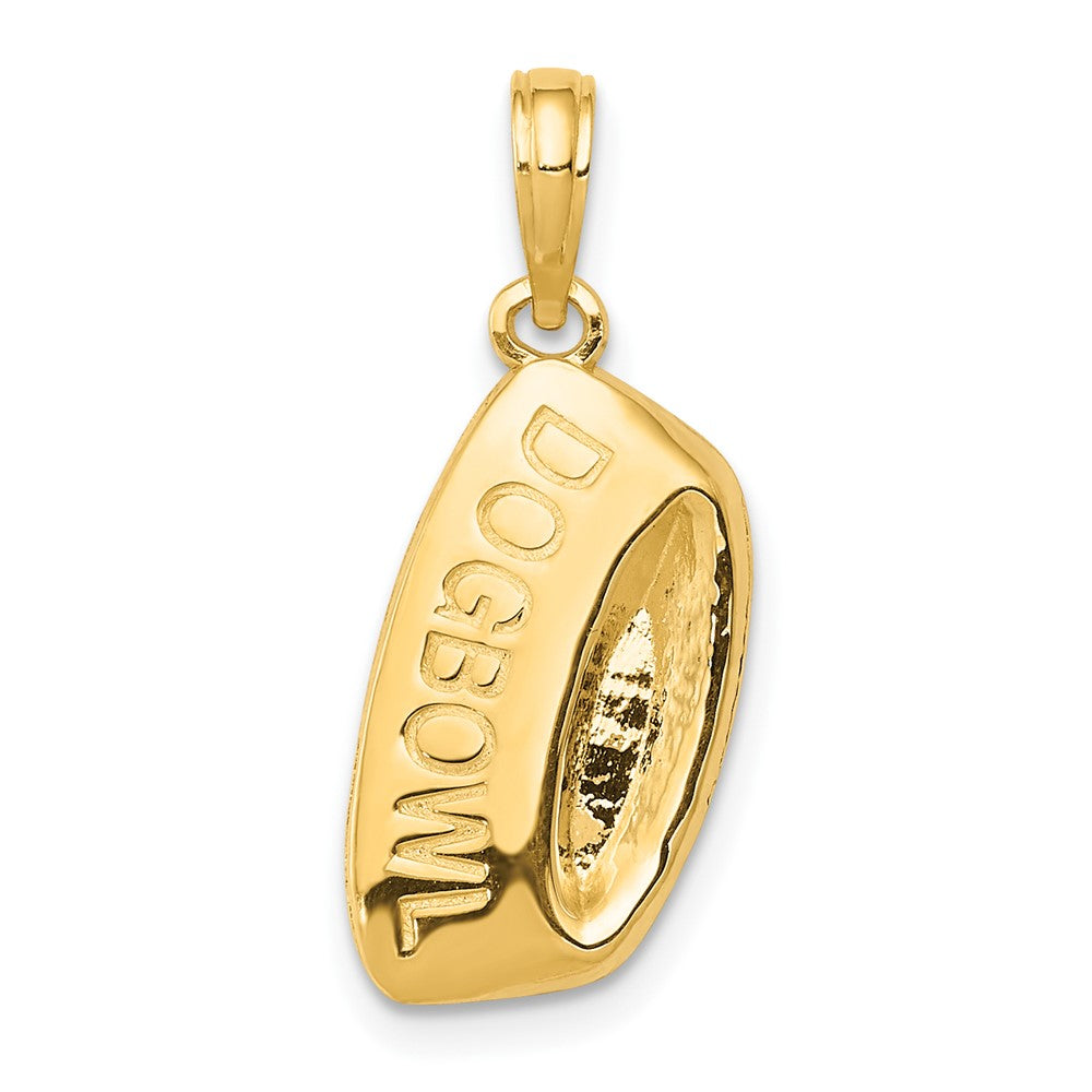 Gold Polished Dog Pendants