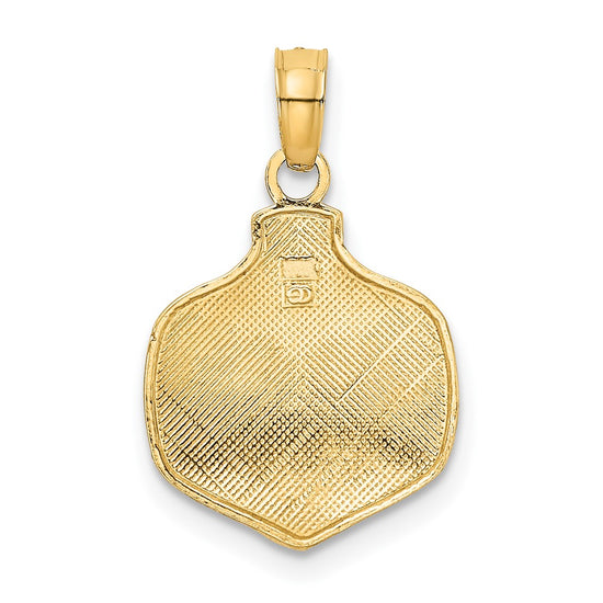 10K OUR FIRST CHRISTMAS Ornament Pendant