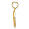 Gold Polished Flue de lis Pendants