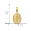 Gold Polished Flue de lis Pendants