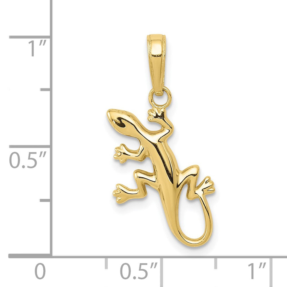 Gold Polished Reptile Pendants