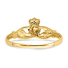 Gold Polished Claddagh Rings