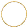 10k 2mm Diamond-cut Tube Slip-on Bangle