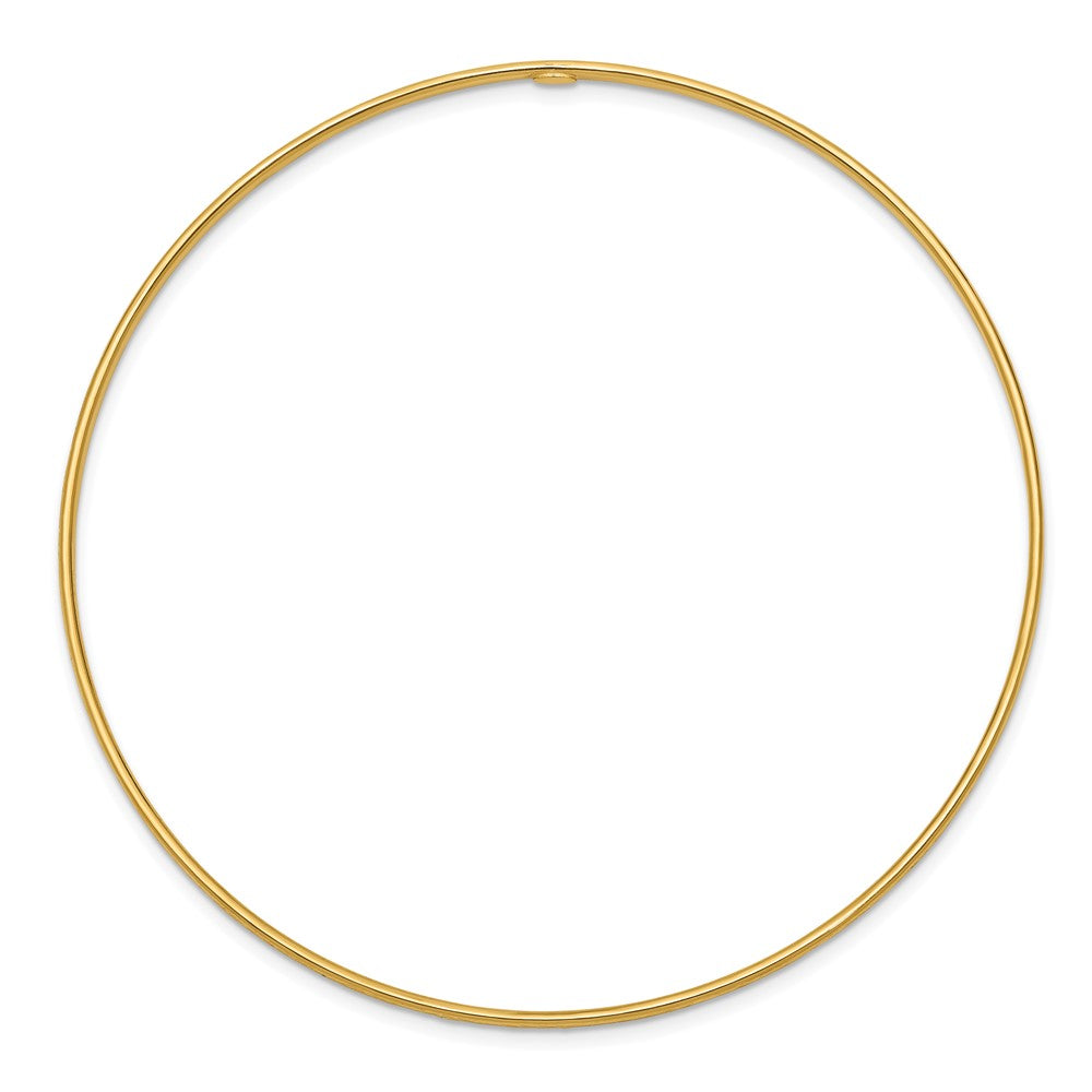 Gold Diamond-cut Slip-on Bangles