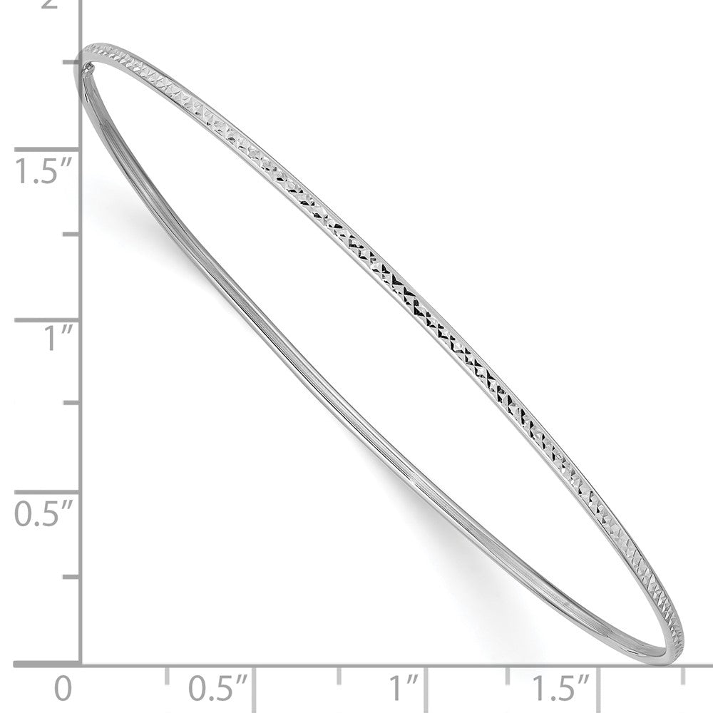 Gold Diamond-cut Slip-on Bangles