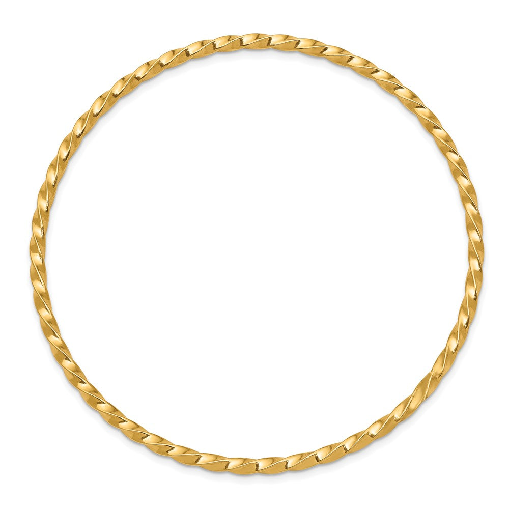 Gold Twisted Slip-on Bangles