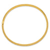 Gold Diamond-Cut Fancy Hinged Bangles