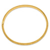 Gold Diamond-Cut Fancy Hinged Bangles