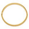Gold Diamond-Cut Fancy Hinged Bangles