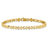 10k Heart Bracelet