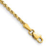 Gold (10K & 14K) Semi-Solid Diamond-Cut Rope Chains