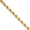 Gold (10K & 14K) Semi-Solid Diamond-Cut Rope Chains