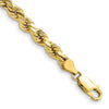 Gold (10K & 14K) Semi-Solid Diamond-Cut Rope Chains
