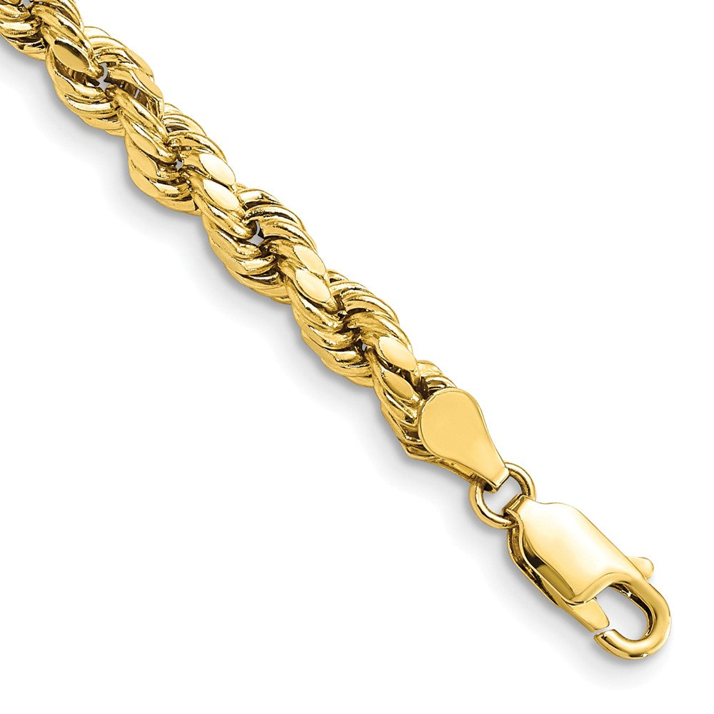Gold (10K & 14K) Semi-Solid Diamond-Cut Rope Chains