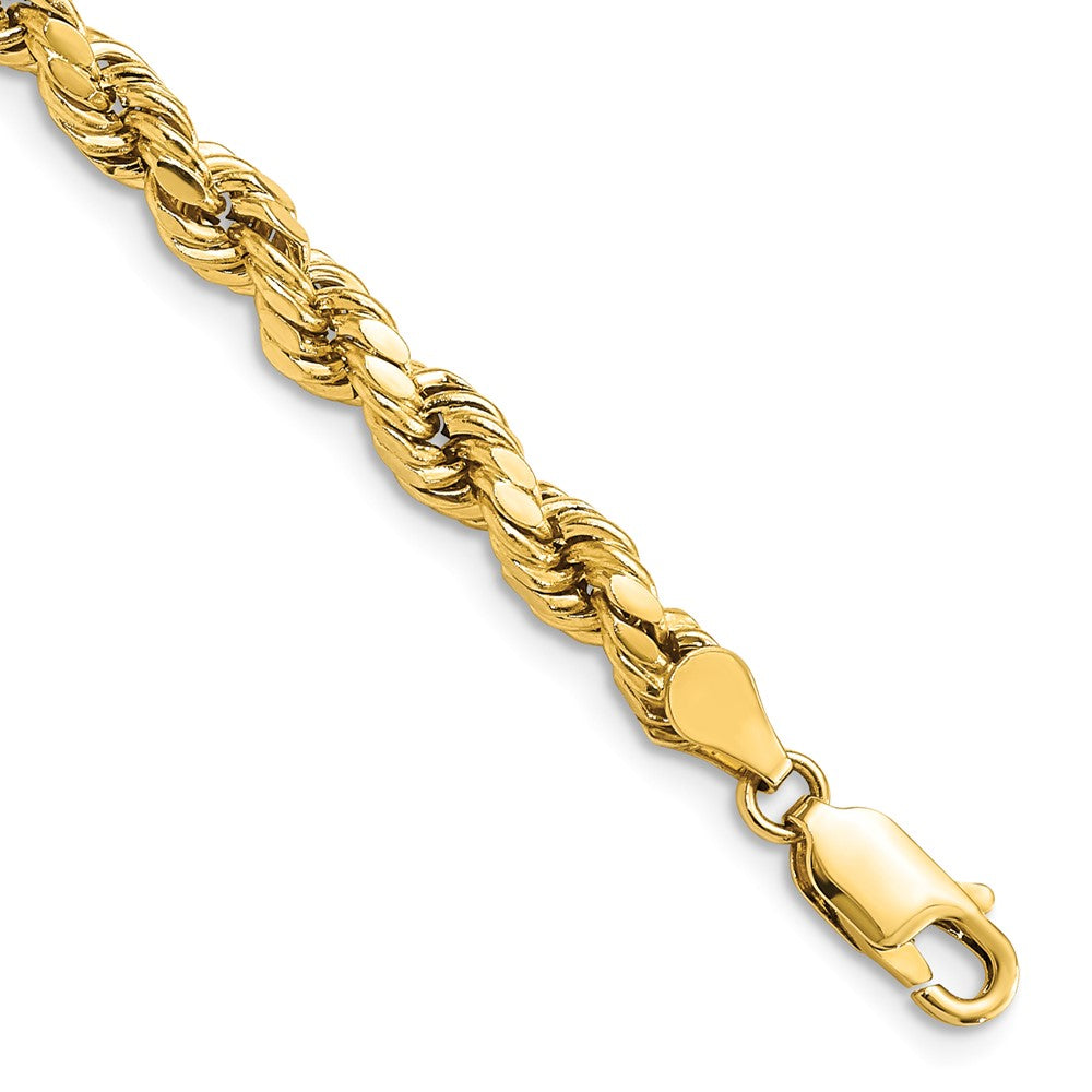 Gold (10K & 14K) Semi-Solid Diamond-Cut Rope Chains